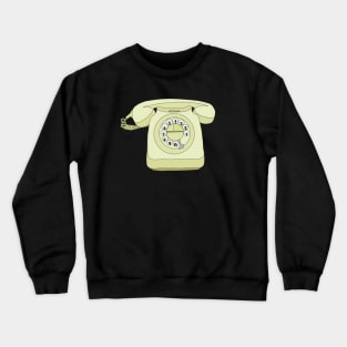 Rotary Phone Dial Old Telephone Crewneck Sweatshirt